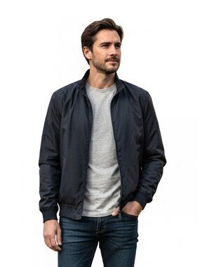 7 Diamonds Navy Loosid Jacket, Mens Size Medium
